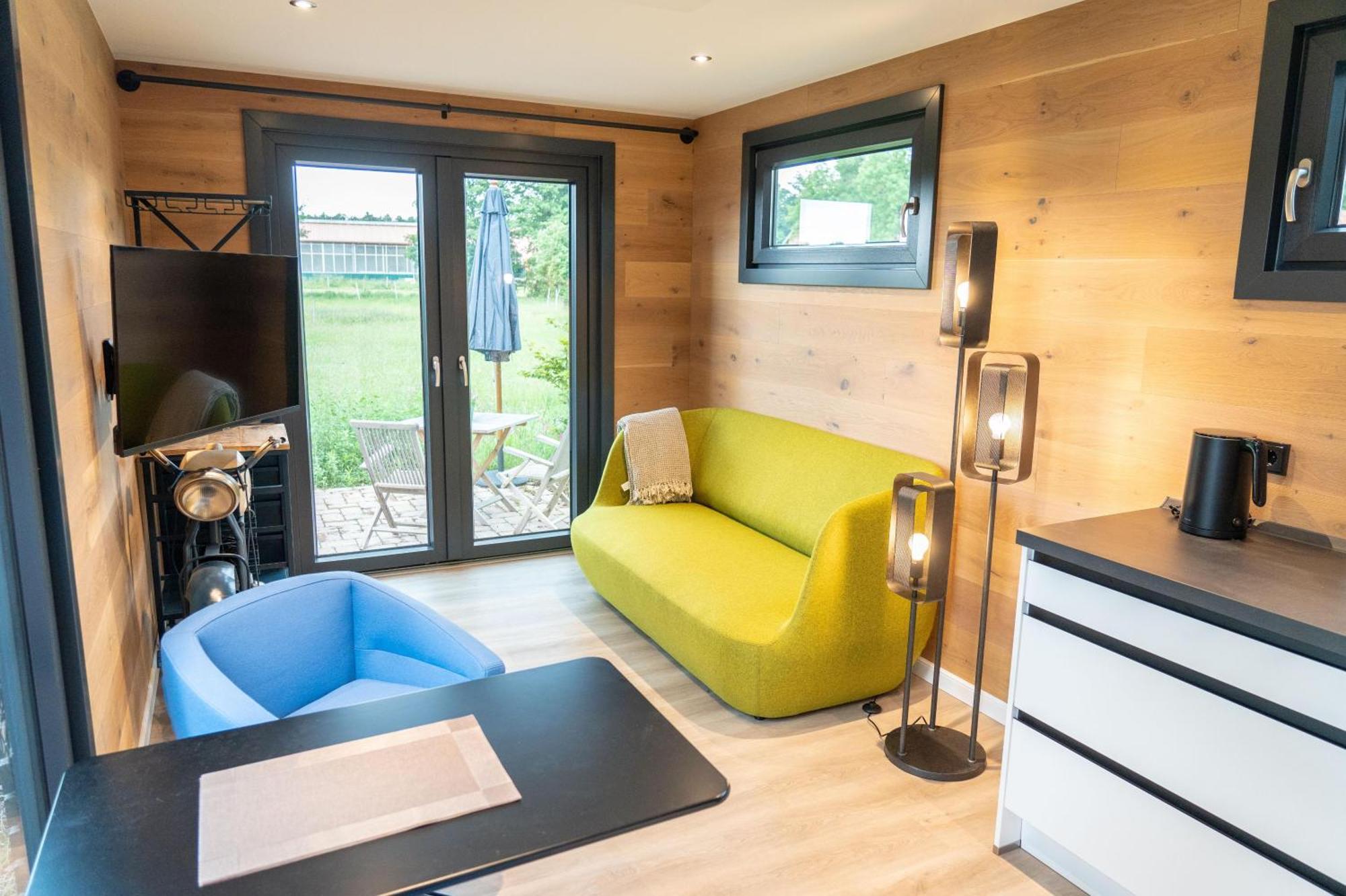 Вилла Hofgut Bockelkathen Tiny Haus 9 Luedersburg Экстерьер фото